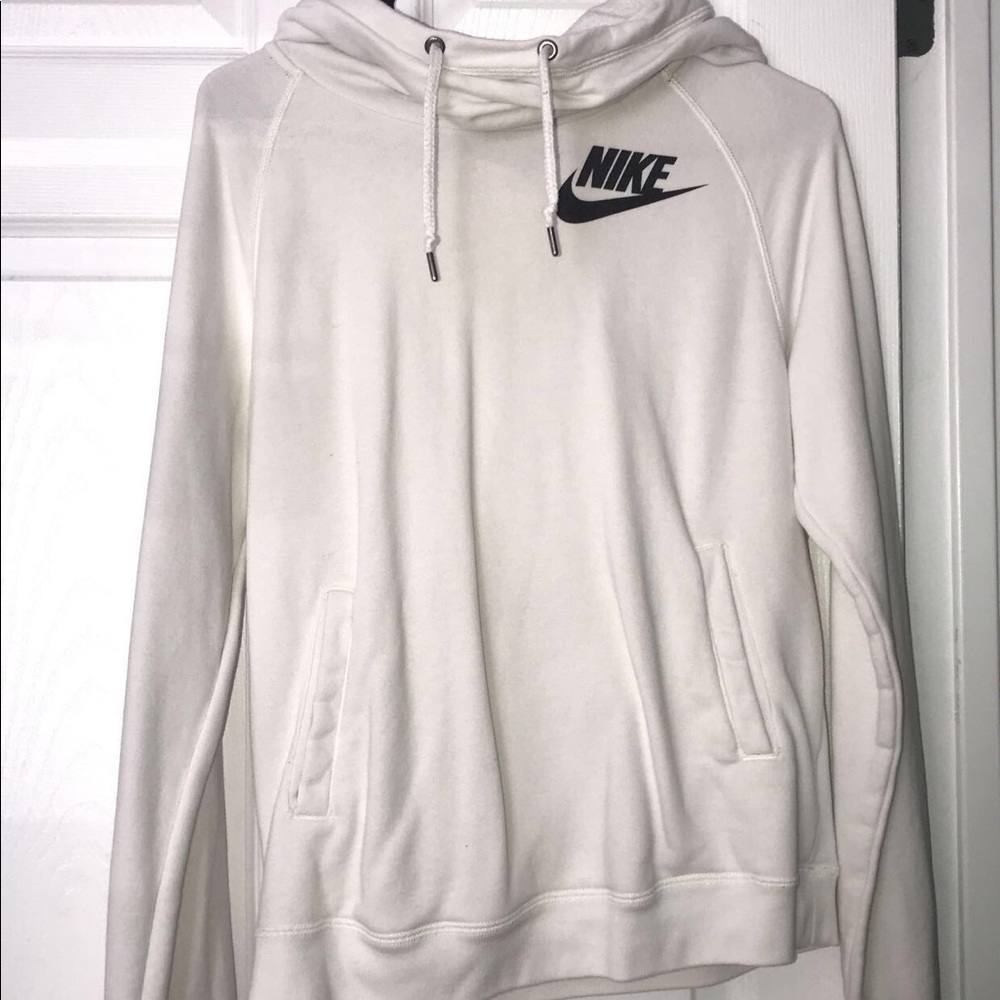 White Nike Sportswear Hoodie